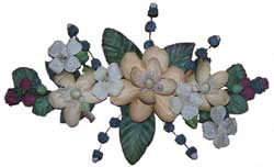 Small Latex Magnolia Swag